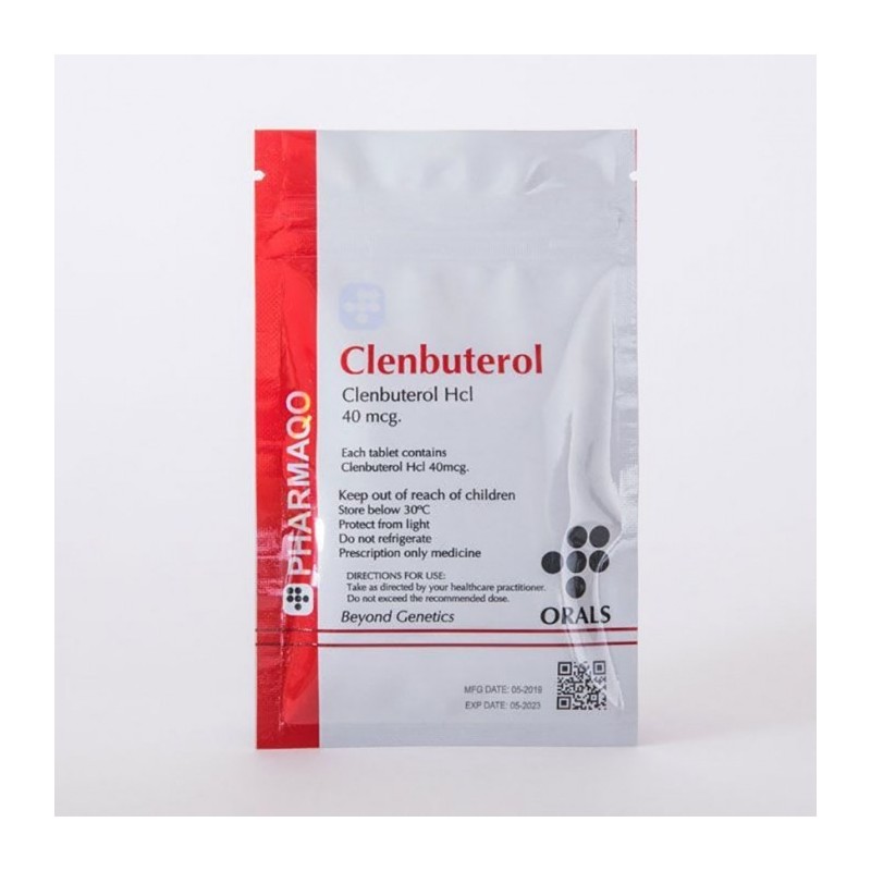 3 x £32 Pharmaqo Clenbuterol Double Strength 100 x 40mcg tabs