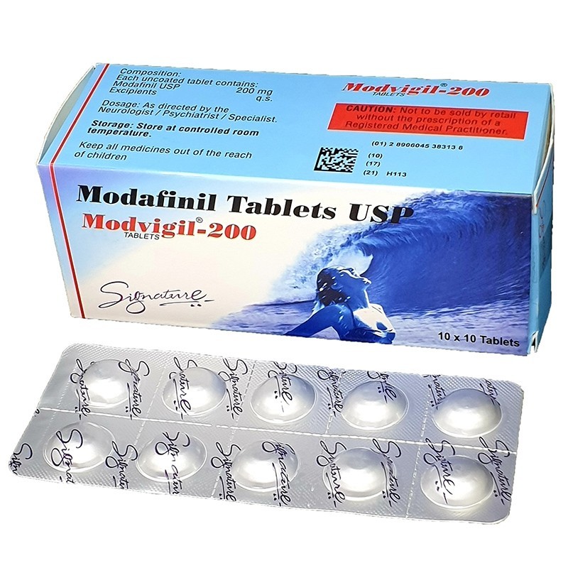 Modafinil ModVigil 200mg x 30 tabs Pharma Grade