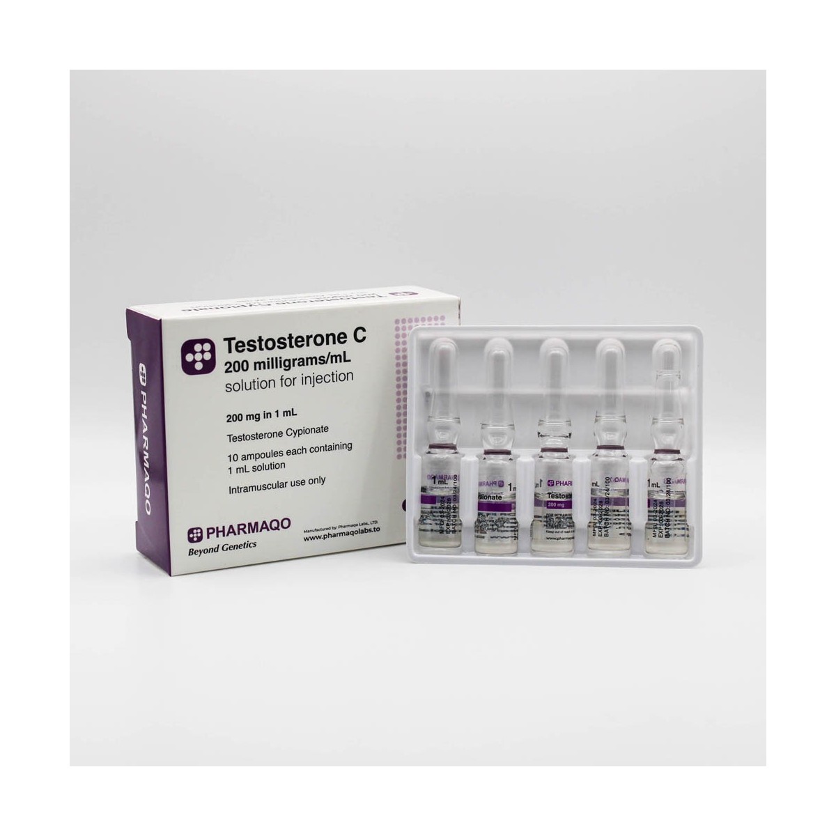 Testosterone Cypionate 200mg x 10 ampoules